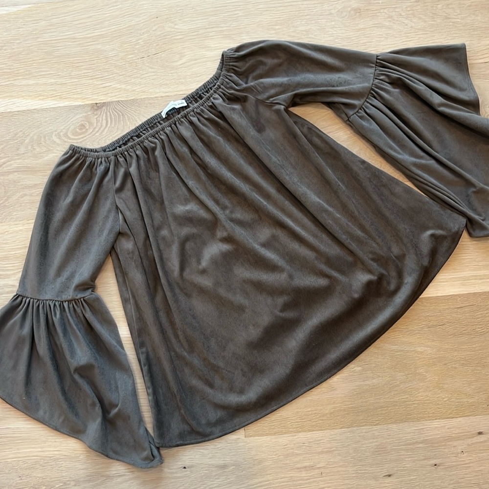 Young Fabulous & Broke Faux Suede Top